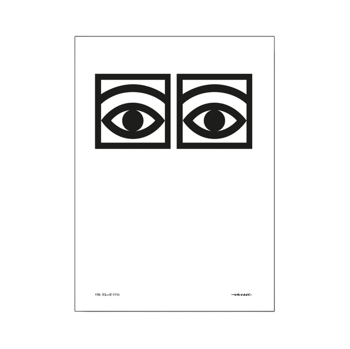 Ögon ett �öga plakat - 21x29,7 cm (A4) - Olle Eksell